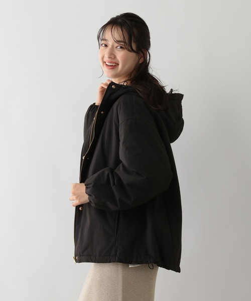 GLOBAL WORK Smile Seed Store(グローバルワーク スマイルシードストア)の「エアサーマルフードブルゾン/116026(ブルゾン・レディース・アイボリー/ブラック・SMALL/LARGE/X-LARGE/MEDIUM)」の11枚目の写真