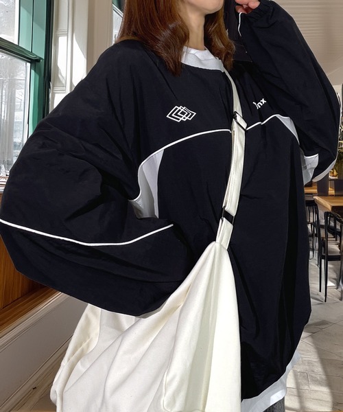 RICCA Pachman バルーンスリーブ ジャケット 黒 セール】冬もホットに大活躍 バルーンスリーブ ナイロン タスラン プル