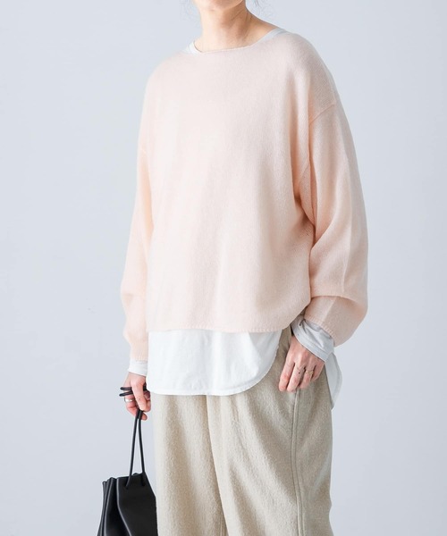 かぐれ kagure モヘヤプルオーバーニット ピンク 新品未使用 かぐれ（カグレ）の「モヘヤプルオーバーニット（ニット/セーター