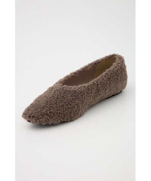 SHEL'TTER ORIGINAL（シェルターオリジナル）の「ファーフラットシューズ（スニーカー・レディース・アイボリー/ライトブルー/チャコールグレー・37/38/36）」の8枚目の写真