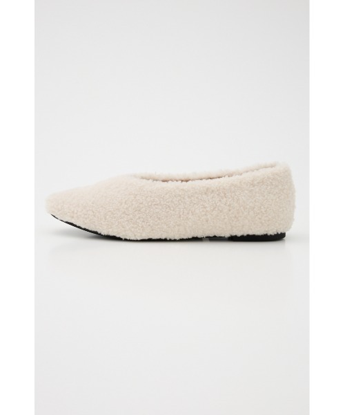 SHEL'TTER ORIGINAL（シェルターオリジナル）の「ファーフラットシューズ（スニーカー・レディース・アイボリー/ライトブルー/チャコールグレー・37/38/36）」の11枚目の写真