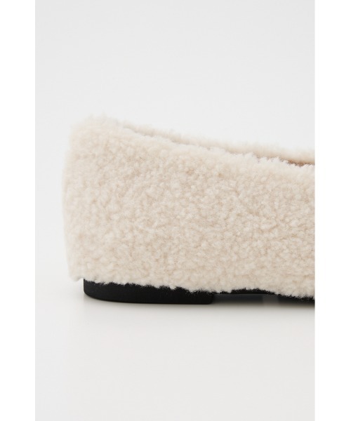 SHEL'TTER ORIGINAL（シェルターオリジナル）の「ファーフラットシューズ（スニーカー・レディース・アイボリー/ライトブルー/チャコールグレー・37/38/36）」の14枚目の写真