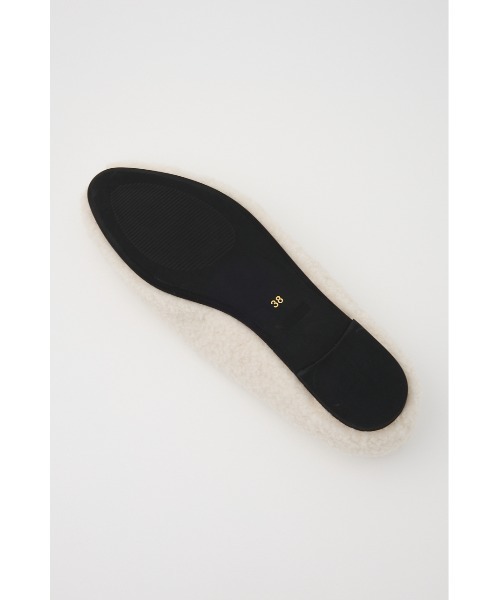 SHEL'TTER ORIGINAL（シェルターオリジナル）の「ファーフラットシューズ（スニーカー・レディース・アイボリー/ライトブルー/チャコールグレー・37/38/36）」の18枚目の写真