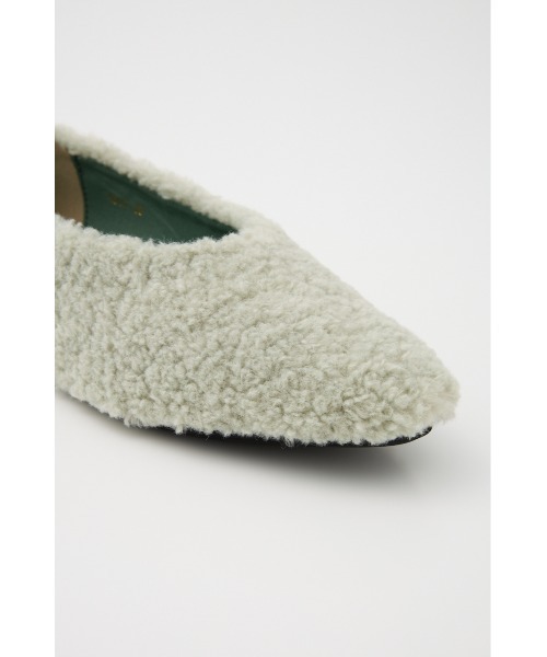 SHEL'TTER ORIGINAL（シェルターオリジナル）の「ファーフラットシューズ（スニーカー・レディース・アイボリー/ライトブルー/チャコールグレー・37/38/36）」の22枚目の写真