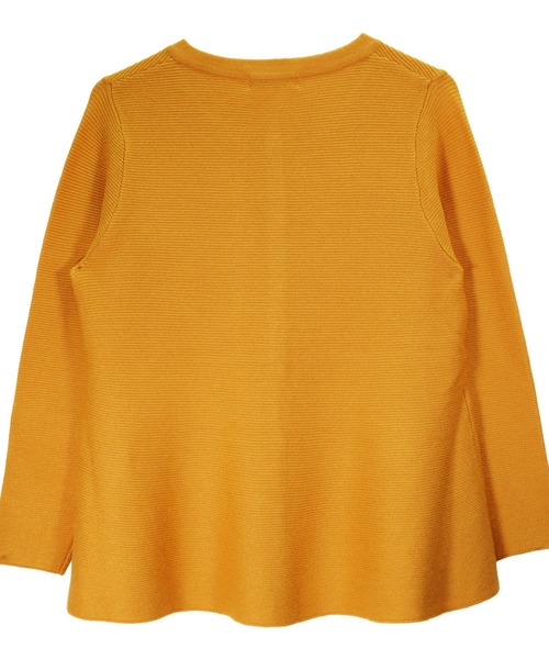 TOKYO SHIRTS(トウキョウシャツ)の「ペプラムニットカーディガン(カーディガン/ボレロ・レディース・ブラック/イエロー・M/L)」の10枚目の写真