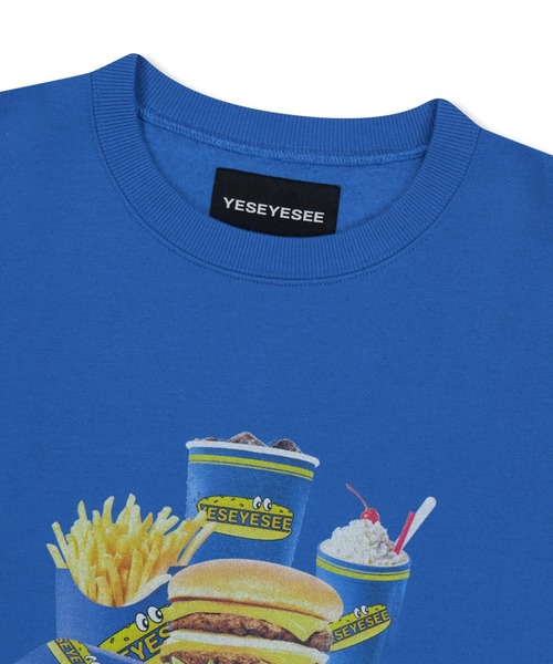 セール】Y.E.S Burger Set Sweatshirt（スウェット）｜YESEYESEE