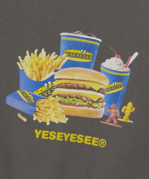 セール】Y.E.S Burger Set Sweatshirt（スウェット）｜YESEYESEE