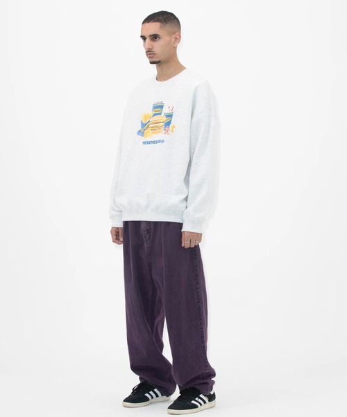 セール】Y.E.S Burger Set Sweatshirt（スウェット）｜YESEYESEE