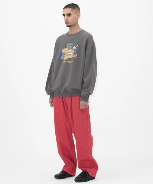 セール】Y.E.S Burger Set Sweatshirt（スウェット）｜YESEYESEE