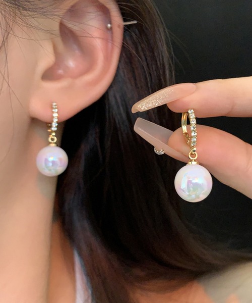 Lace Ladies(レースレディース)の「パール モチーフ バラエティ デザイン ピアス(ピアス(両耳用)・レディース・ゴールド系5/シルバー系3/ゴールド系2/ゴールド系4/シルバー系1/ゴールド系1/ゴールド系3・FREE)」の14枚目の写真