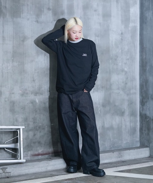 THRASHER(スラッシャー)の「THRASHERSKATE AND DESTROY emb L/S T-SHIRTS/スラッシャーリラックスシルエットブランドロゴスリーブプリント長袖Tシャツ(Tシャツ/カットソー・メンズ・ブラック/ホワイト・LARGE/MEDIUM/XX-LARGE/X-LARGE)」の12枚目の写真