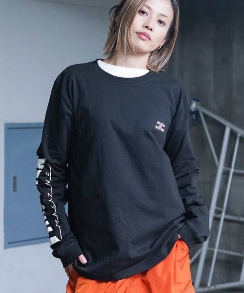 THRASHER(スラッシャー)の「THRASHERSKATE AND DESTROY emb L/S T-SHIRTS/スラッシャーリラックスシルエットブランドロゴスリーブプリント長袖Tシャツ(Tシャツ/カットソー・メンズ・ブラック/ホワイト・LARGE/MEDIUM/XX-LARGE/X-LARGE)」の19枚目の写真