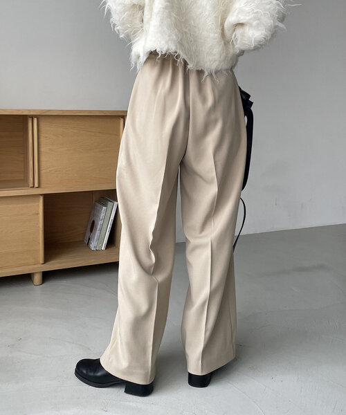 CAPRICIEUX LE'MAGE(カプリシューレマージュ)の「【低身長サイズあり】サイドベルトストレートパンツ(その他パンツ・レディース・ブラック/ベージュ/ホワイト系その他・38/36/PS)」の13枚目の写真