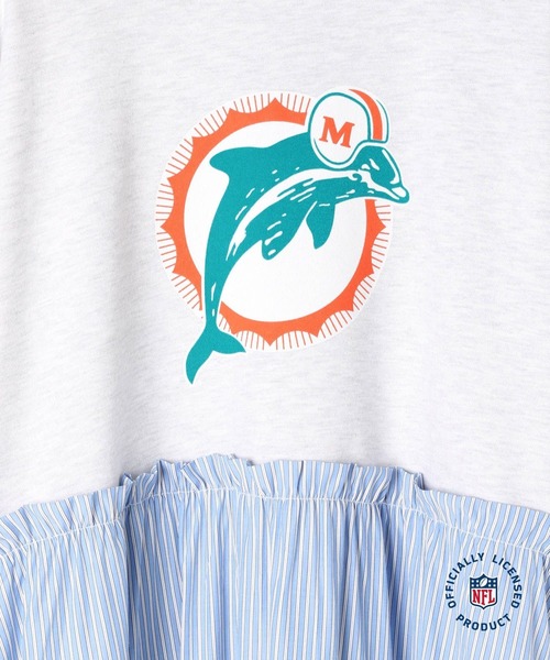 LEPSIM（レプシィム）の「【NFL】ドッキングワンピース　146059（ワンピース・レディース・ネイビー/グレー系その他/ブラック・FREE）」の5枚目の写真