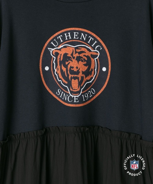 LEPSIM（レプシィム）の「【NFL】ドッキングワンピース　146059（ワンピース・レディース・ネイビー/グレー系その他/ブラック・FREE）」の6枚目の写真