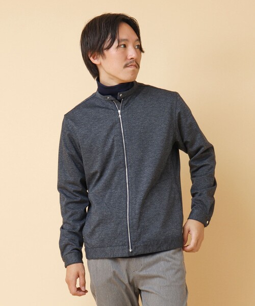 NOLLEY’S(ノーリーズ)の「ACTIVE SETTER 2WAYストレッチ シングルライダースシャツ(ブルゾン・メンズ・グレー/ブルー/ネイビー・XL/L/M/S)」の17枚目の写真
