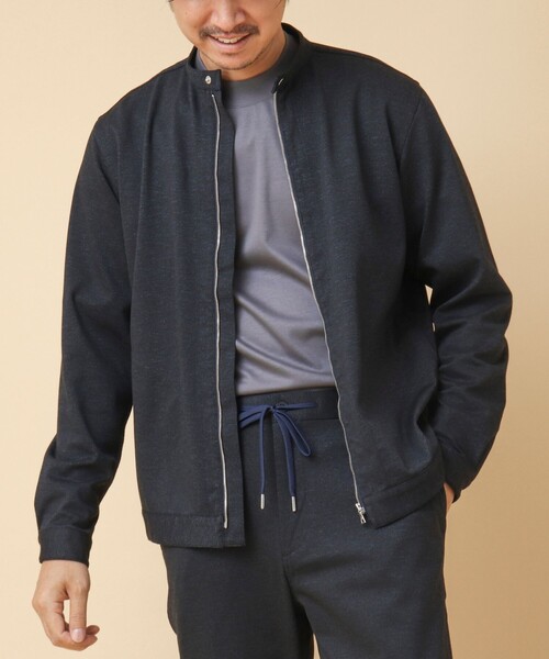 NOLLEY’S(ノーリーズ)の「ACTIVE SETTER 2WAYストレッチ シングルライダースシャツ(ブルゾン・メンズ・グレー/ブルー/ネイビー・XL/L/M/S)」の21枚目の写真