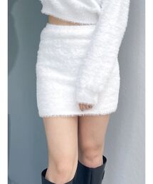 GYDA | シャギータイトスカートライクショートパンツ【SETUP着用可】(スカート)