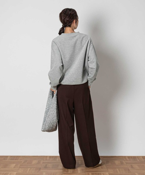 Right-on（ライトオン）の「【HONEYSUCKLE ROSE】ワイドストレートパンツ（その他パンツ・レディース・ブラウン/ダークグレー/ベージュ・XL/L/M）」の9枚目の写真