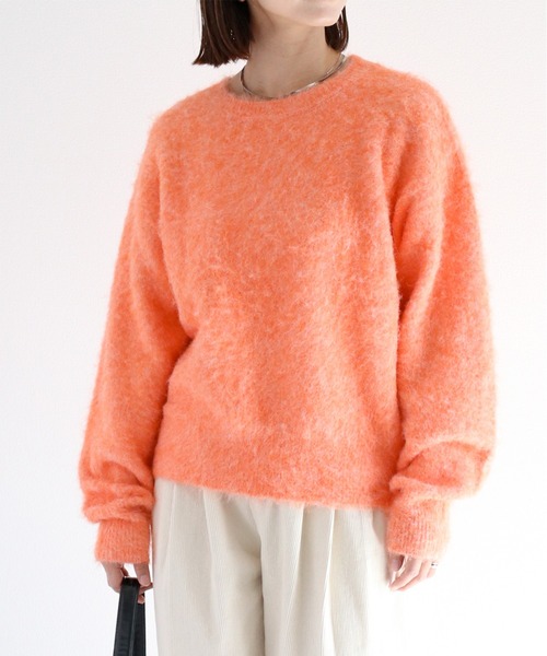 【セール】ウールブレンドクルーネックニット（ニット/セーター）｜cepo（セポ）