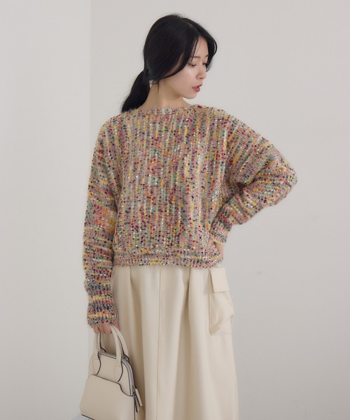 KATHARINE ROSS(キャサリンロス)の「【KATHARINE ROSS】4Gカラーネッププルオーバー(ニット/セーター・レディース・ネイビー/アイボリー・MEDIUM)」の10枚目の写真