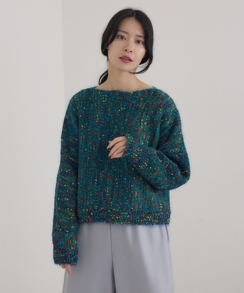 KATHARINE ROSS(キャサリンロス)の「【KATHARINE ROSS】4Gカラーネッププルオーバー(ニット/セーター・レディース・ネイビー/アイボリー・MEDIUM)」の15枚目の写真