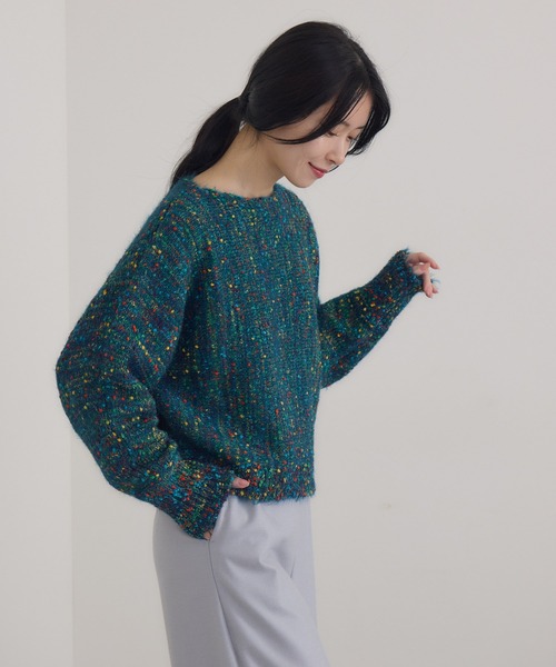 KATHARINE ROSS(キャサリンロス)の「【KATHARINE ROSS】4Gカラーネッププルオーバー(ニット/セーター・レディース・ネイビー/アイボリー・MEDIUM)」の16枚目の写真