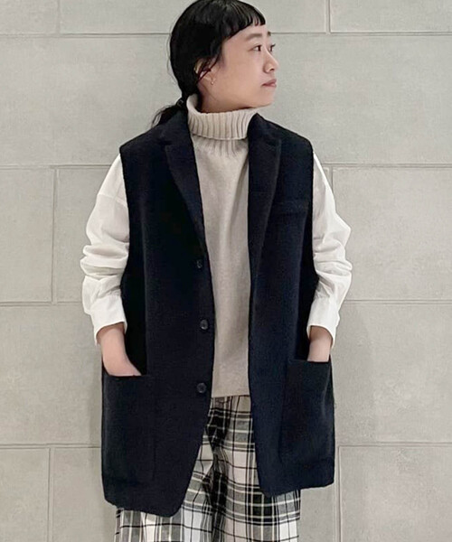 【セール】ツイードヘリンベスト（ベスト）｜JOURNAL STANDARD LUXE（ジャーナルスタンダード ラックス）