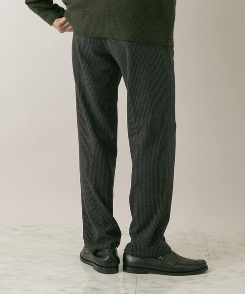URBAN RESEARCH ROSSO MEN（アーバンリサーチロッソメン）の「『WEB限定』ストレッチストレートストライプパンツ（スラックス・メンズ・ブラック/ブラウン・MEDIUM/LARGE）」の13枚目の写真