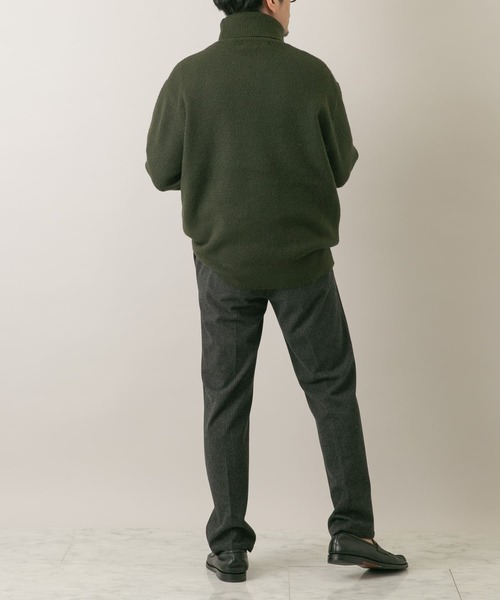 URBAN RESEARCH ROSSO MEN（アーバンリサーチロッソメン）の「『WEB限定』ストレッチストレートストライプパンツ（スラックス・メンズ・ブラック/ブラウン・MEDIUM/LARGE）」の18枚目の写真