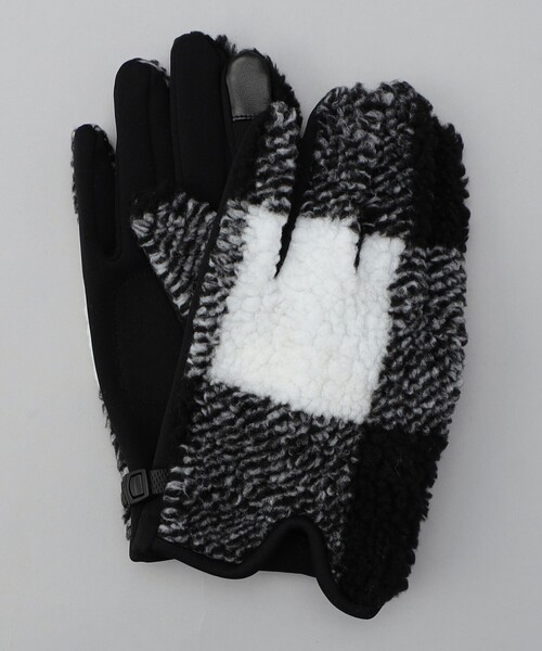 coen（コーエン）の「ボアフリーススマホ対応グローブ（手袋・メンズ・ブラック/ダークブラウン/ネイビー・FREE）」の2枚目の写真