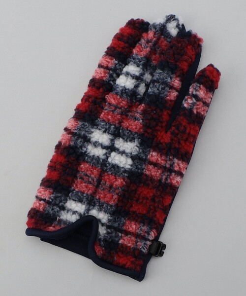 coen（コーエン）の「ボアフリーススマホ対応グローブ（手袋・メンズ・ブラック/ダークブラウン/ネイビー・FREE）」の4枚目の写真