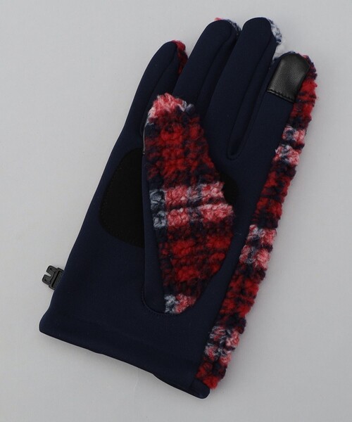 coen（コーエン）の「ボアフリーススマホ対応グローブ（手袋・メンズ・ブラック/ダークブラウン/ネイビー・FREE）」の5枚目の写真