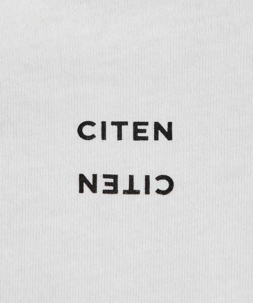 CITEN（シテン）の「＜CITEN＞ロゴリンガーロンT（Tシャツ/カットソー・レディース・ホワイト/ダークグレー/オフホワイト・FREE）」の18枚目の写真