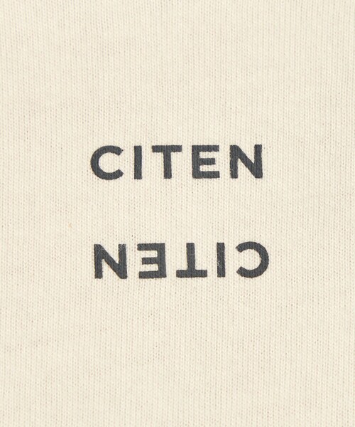 CITEN（シテン）の「＜CITEN＞ロゴリンガーロンT（Tシャツ/カットソー・レディース・ホワイト/ダークグレー/オフホワイト・FREE）」の19枚目の写真
