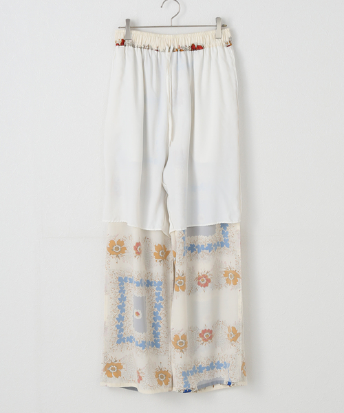極美品✨ 現行品 IENA LA BOUCLE ヒストリカルボタニーシャツ　総柄 セール】IENA LA BOUCLE ヒストリカルボタニーパンツ（その他