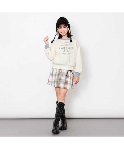 セール】【あったか】アーチロゴトレーナー（スウェット）｜algy