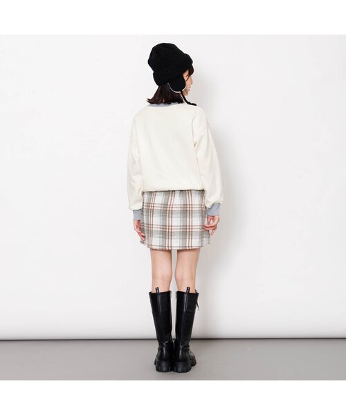 algy（アルジー）の「【あったか】アーチロゴトレーナー（スウェット・キッズ・アイボリー/レッド/ラベンダー/ネイビー・SMALL/MEDIUM/X-SMALL/XX-SMALL/XXX-SMALL）」の6枚目の写真