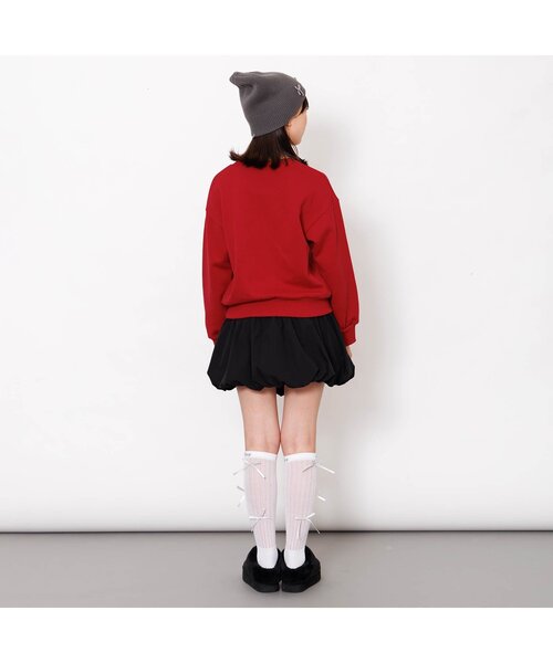 algy（アルジー）の「【あったか】アーチロゴトレーナー（スウェット・キッズ・アイボリー/レッド/ラベンダー/ネイビー・SMALL/MEDIUM/X-SMALL/XX-SMALL/XXX-SMALL）」の8枚目の写真