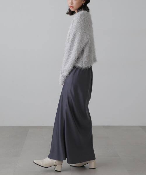 FREE'S MART(フリーズマート)の「◆ラメフェザークルーネックニット(ニット/セーター・レディース・ブルー/ホワイト/ピンク・FREE)」の9枚目の写真