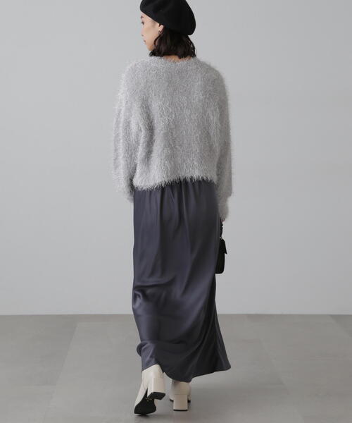 FREE'S MART(フリーズマート)の「◆ラメフェザークルーネックニット(ニット/セーター・レディース・ブルー/ホワイト/ピンク・FREE)」の10枚目の写真