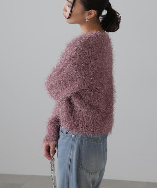 FREE'S MART(フリーズマート)の「◆ラメフェザークルーネックニット(ニット/セーター・レディース・ブルー/ホワイト/ピンク・FREE)」の17枚目の写真