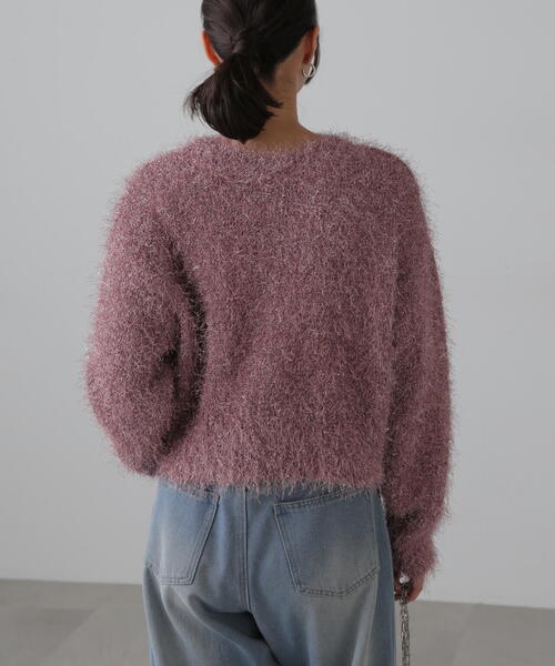 FREE'S MART(フリーズマート)の「◆ラメフェザークルーネックニット(ニット/セーター・レディース・ブルー/ホワイト/ピンク・FREE)」の18枚目の写真