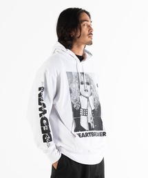 BEDWIN & THE HEARTBREAKERS(xhEB Ah U n[guCJ[Y)L/S PRINTED HOODIE "CHOLE"(p[J[)