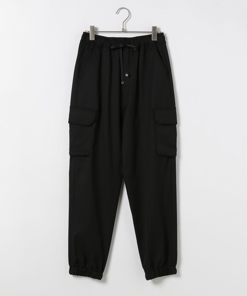 BAYFLOW（ベイフロー）の「[冬もあったか]裏起毛ドロストカーゴパンツ（カーゴパンツ・レディース・カーキ/グレイッシュベージュ/ブラック・MEDIUM/SMALL）」の15枚目の写真