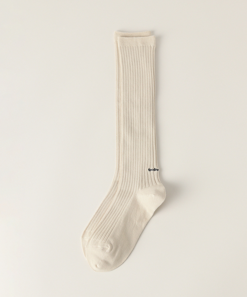 plage（プラージュ）の「les Tendre gizacotton ソックス（ソックス/靴下・レディース・グレー/アイボリー/ホワイト・FREE）」の3枚目の写真