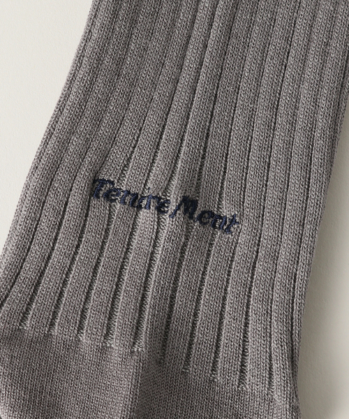 plage（プラージュ）の「les Tendre gizacotton ソックス（ソックス/靴下・レディース・グレー/アイボリー/ホワイト・FREE）」の5枚目の写真