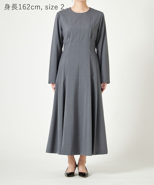 norc ワンピースウォシャブルタックフレアワンピースサイズ1n.o.r.c