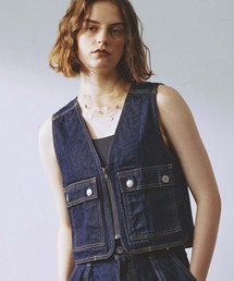 SOMETHING（サムシング）の「atelier SOMETHING FISHER MAN VEST /フィッシャーマンベスト（ベスト・レディース）」