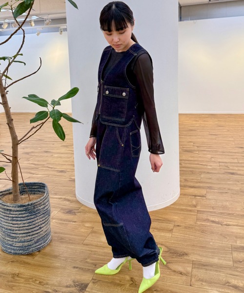 サムシング] atelier デニムベスト GISELe 4月号掲載】アトリエ
